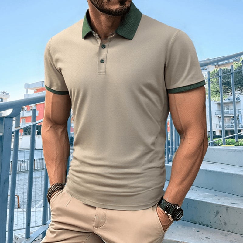 European Size Polo Shirt Custom Printed T-Shirt Short-Sleeved Classy Lapel Men'S Cultural Shirt Advertising Shirt Workwear Work Clothes - Image 2